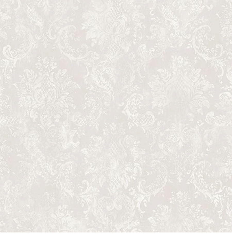 Norwall SD36100 Canvas Damask Prepasted Wallpaper, Multicolor